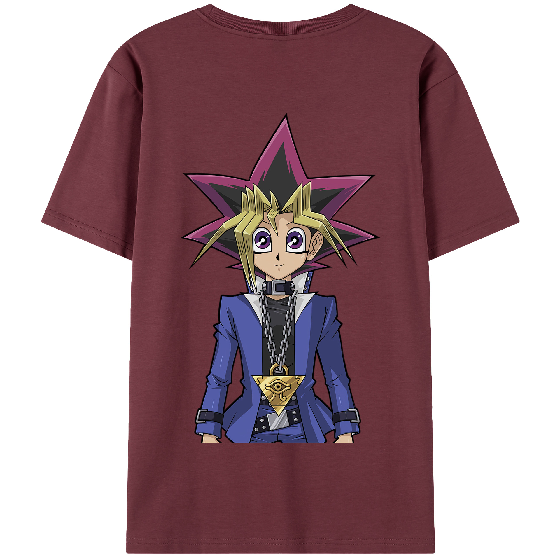 （画像用） 遊☆戯☆王 Yu-Gi-Oh! 綿100％半袖Tシャツ（背面プリント）